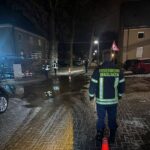 Samstagabend in Lohberg: Wasserrohrbruch – Kreuzungsbereich überflutet