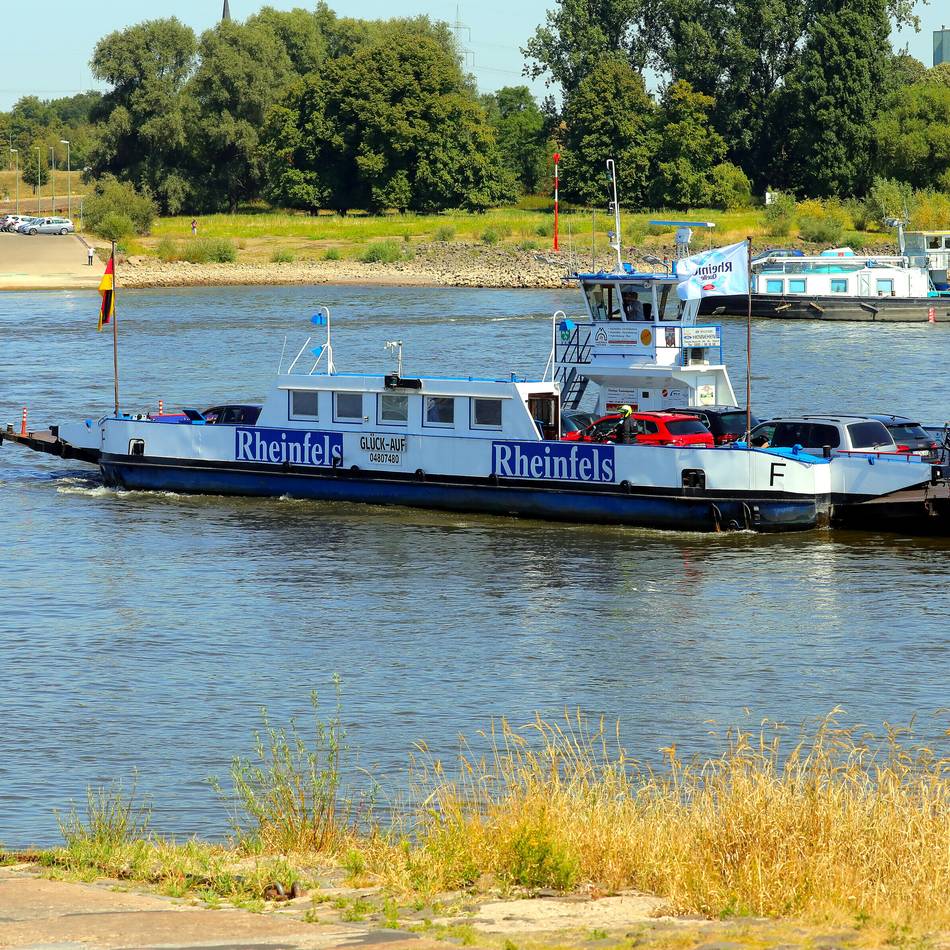 Zwischen Rheinberg und Duisburg: Orsoyer Rheinfähre ist noch nicht startklar