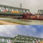 Neue Eisenbahnbrücke in Voerde: 740 Tonnen Stahl werden bewegt – „Meilenstein“