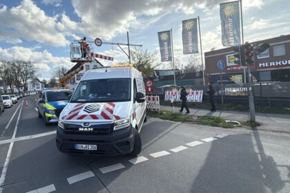 Dinslaken: Die B8 ist gesperrt – der übliche Grund