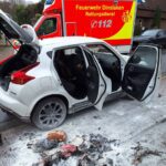 In Eppinghoven: Auto gerät in Brand – Insassin leicht verletzt