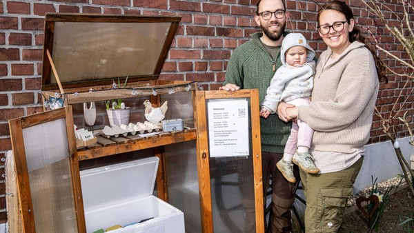 Naturbunte Hühnereier aus Voerde: Dieses Paar macht Ostern ohne Färben