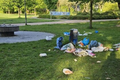 Alle Grünanlagen in Dinslaken zugemüllt – nicht nur in Lohberg: Stadt reagiert