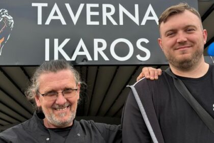 Flugplatz Schwarze Heide: Restaurant Taverna Ikaros öffnet mit neuen Pächtern