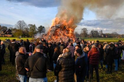 Leute kommen sehr gerne zum JSV-Osterfeuer: „Wir sind damit groß geworden“