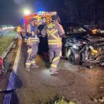 Unfall auf der A3 bei Hünxe: Autoteile flogen bis auf die Gegenfahrbahn