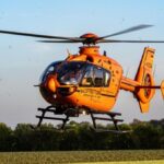 Verkehrsunfall in Voerde: Rettungshubschrauber im Einsatz