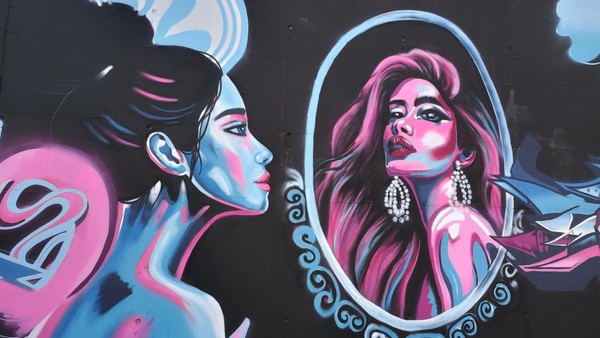 173 Meter Mauer: Dinslakens längste Galerie setzt Street Art in Szene