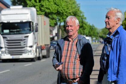 Anwohner in Voerde genervt von massivem Lkw-Verkehr: „Die Bürger sind am Ende“