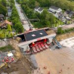 Bahnstrecke in Dinslaken: spektakuläre Bilder vom Brückeneinschub