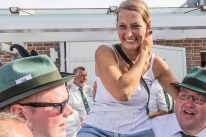 Der BSV „Frohsinn“ hat eine neue Königin: Nach dem 347. Schuss fiel der Rumpf