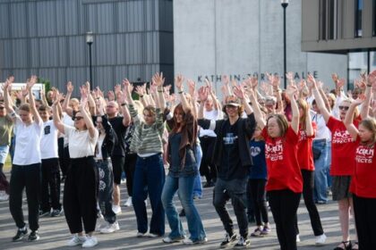 Internationaler Line Dance Flashmob: Auch Dinslaken war dabei