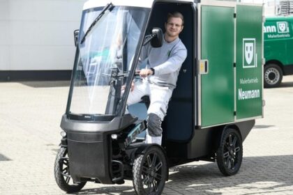 Lastenrad statt Lkw: Dinslakener Malerbetrieb testet Pilotprojekt – so läuft es