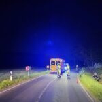 Unfall in Hünxe: Quadfahrer kommt von Fahrbahn ab und stürzt in Straßengraben