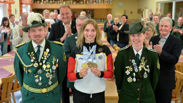 Voerder Schützin gewinnt EM-Gold - und bringt auch zweimal Bronze nach Hause