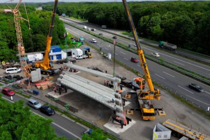 A516 in Oberhausen: Neue Brücke in nur sechs Monaten – dank Weltneuheit