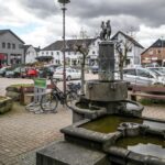 Brunnen in Hünxe abgebaut: Kommt er wieder zurück auf den Marktplatz?