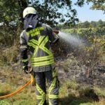 Große Trockenheit: Mäharbeiten lösen Vegetationsbrand in Hünxe aus