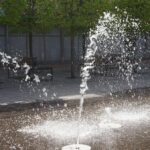 Hitze in Dinslaken - und das Wasserspiel bleibt trocken: Das erklärt die Stadt