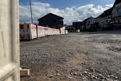 Marktplatz-Umgestaltung in Hünxe: Im Juli soll die Baustelle Geschichte sein