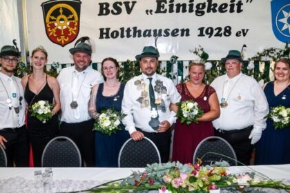 Schützenfest in Holthausen: Tobias Iser ist der neue Schützenkönig
