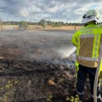 3000 Quadratmeter in Flammen – Feuerwehr Hünxe löscht Brand auf Feld