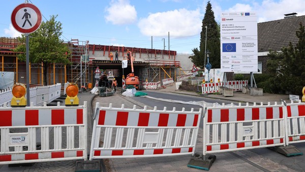 Betuwe-Ausbau in Voerde: Deutsche Bahn kündigt weitere Straßensperrung an