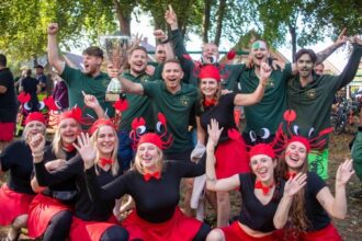 Bootsrennen auf der Lippe: JSV Hünxe holt sich den Wanderpokal zurück