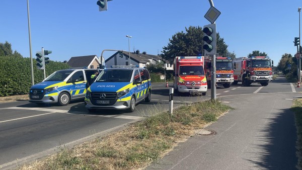 Dinslaken: Mehrere Verletzte bei Verkehrsunfall auf der Weseler Straße