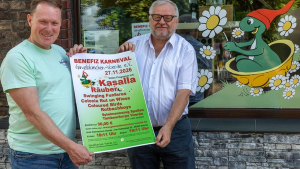 Karneval beim Verein Gänseblümchen Voerde: Kasalla und „Die Räuber“ kommen