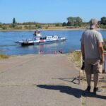 Rheinfähre Orsoy-Walsum: Niedrigwasser des Rheins bedroht Fährbetrieb
