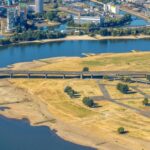 Über 80 Fotos! So trocken sieht es am Rhein zwischen Düsseldorf und Emmerich aus